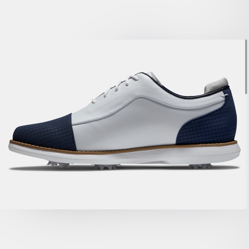 FootJoy Women’s Traditions Capped Toe Navy/White Golf Shoes-Size 6.5 M No Box!⛳️ - Picture 3 of 12